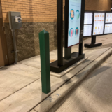 Square Bollard Cover - Forest Green