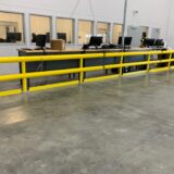two-line standard guardrail - manufacturing area