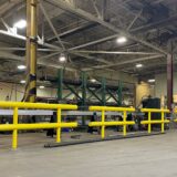 two-line standard guardrail - in plant