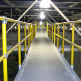 Steel Pipe and Plastic Handrail