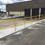 Steel Pipe and Plastic Handrail - Yellow - Dock