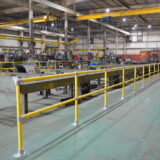 Steel Pipe and Plastic Handrail - Yellow - Walkway