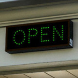 Open digital sign
