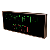 Commercial Open/Closed digital traffic sign