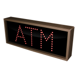 Red ATM digital signage