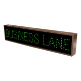 Green Business Lane digital signage