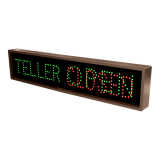 Teller Open/Closed digital signage