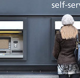 Self service ATM station