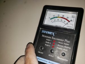high drywall meter readings